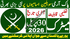 Pak Army Civilian Jobs